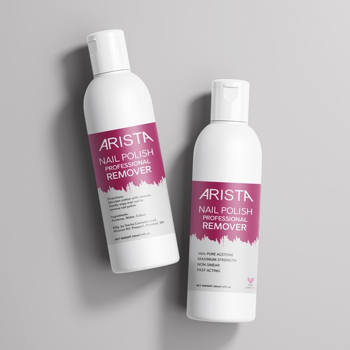 Arista Nail Polish Remover Design by Rajith Shantha