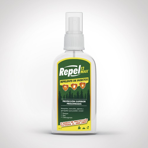 Repel 12 Max Etiqueta Design by Anrally