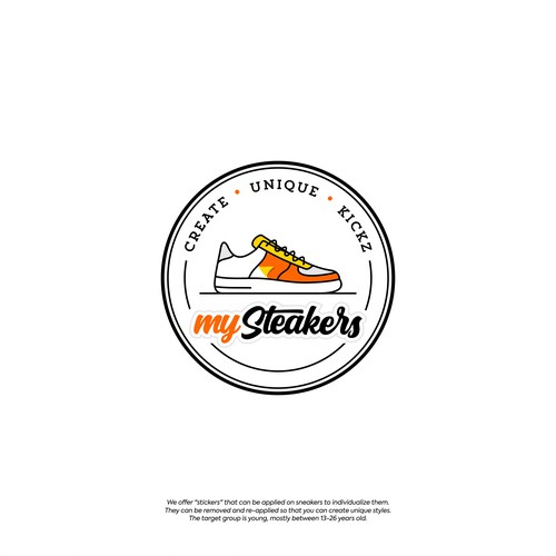 Create a hip and young logo for a unique SNEAKER DIY product Design réalisé par Ray Wijaya