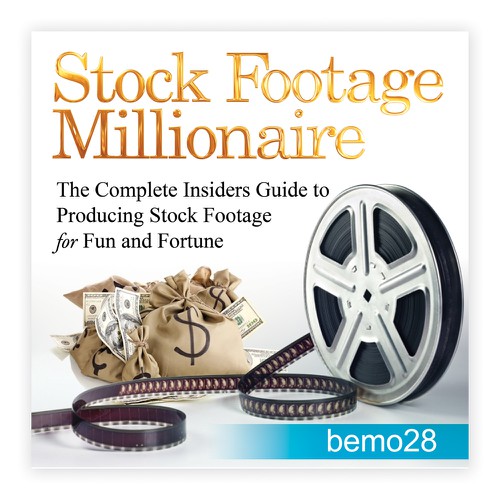 Eye-Popping Book Cover for "Stock Footage Millionaire" Design by TRIWIDYATMAKA