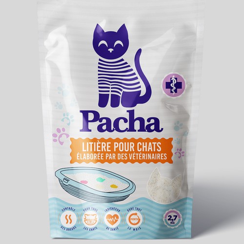 Cat Litter startup Minimalistic packaging - Contest Design by agooshe