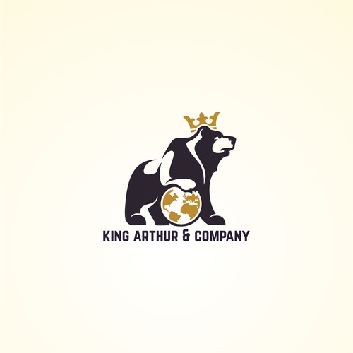 Need an iconic bear logo for King Arthur & Company. Design by Zamzami