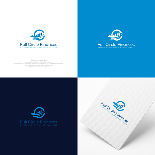 Simple but eye catching Full Circle logo for retirees Design by axioo