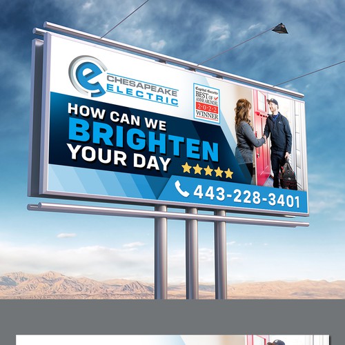 Chesapeake Electric Billboard Design by Creative AAA