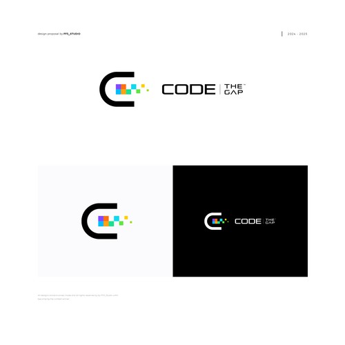 tech-inspired logo for software agency Design by FF3 ˢᵗᵘᵈⁱᵒ
