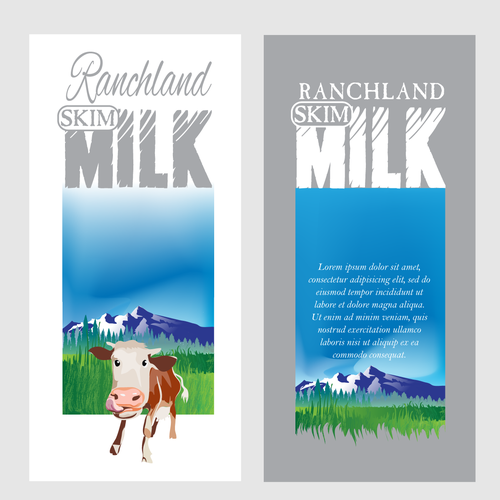 Create the Package for a New Major Milk Brand in China Design by Designus