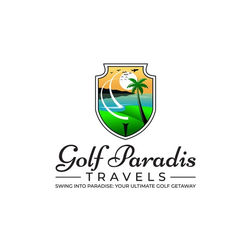 We need a logo that encourage trust and willingness to play GOLF in PARADISE Design by Creative P