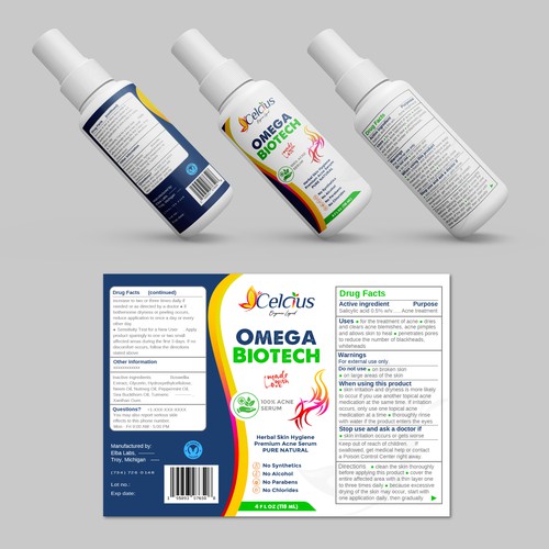 Omega Health Branding Design by LAXMI DESIGNHUB