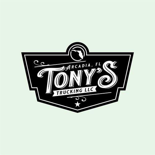 Trucking logistics logo classic retro old school Design by HandriSid