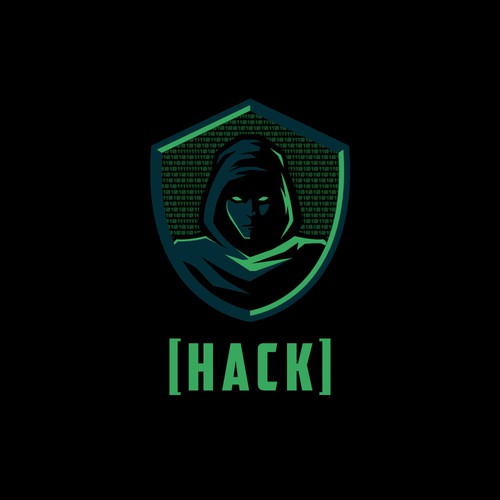 Hacker Themed Logo! Hacker/Coder Software Developer Logo Design by Thespian⚔️