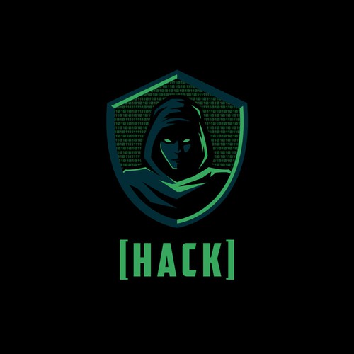 Hacker Themed Logo! Hacker/Coder Software Developer Logo Design by Thespian⚔️