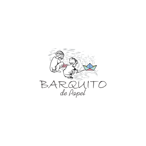 "Create a logo for children clothing and accessories with the name Barquito de Papel." winning Logo design