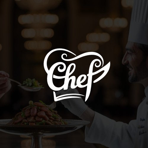 "CHEF": Food & Cooking Social Media Logo Design by ᑎᗩᗷᗴᗴᒪ