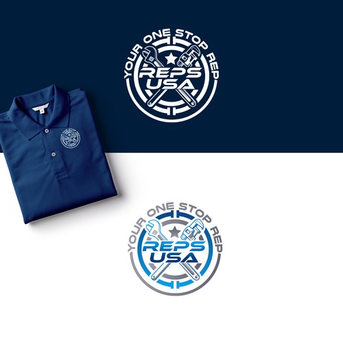 Diseño de Rep's USA Logo de Nana445