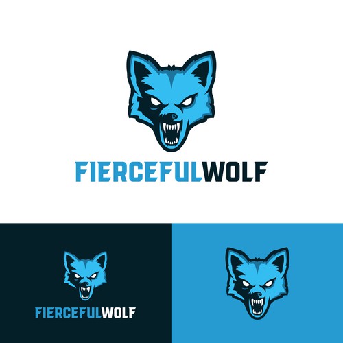 I want a creative and unique Wolf logo for a gaming YouTube channel Réalisé par chico'