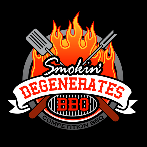 Create a cool hip logo for our competitive BBQ team | Logo design contest