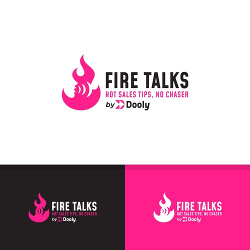 Design a new logo for our season 2 of our Fire Talks show that's strong enough to look like a tier 1 Diseño de AjiCahyaF