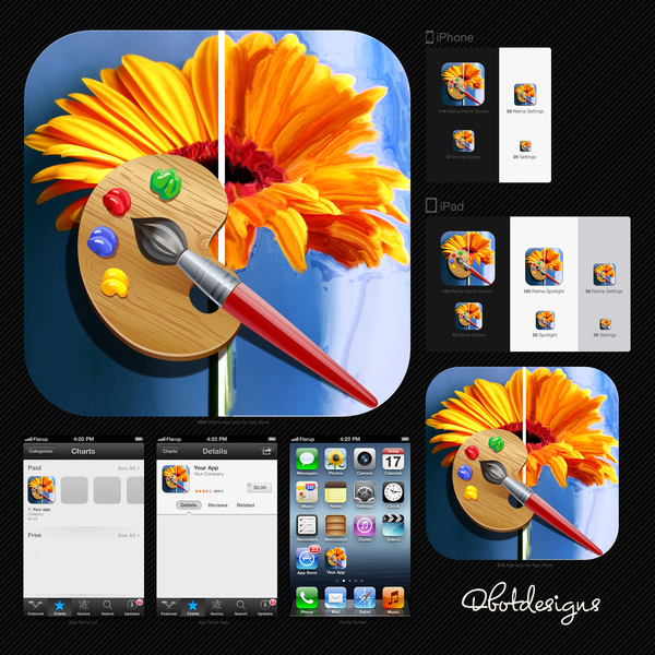 Need iPhone App icon for iOS app