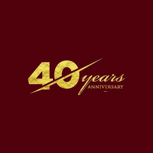 Looking for a modern, expressive 40 years jubilee logo Design by Maaina