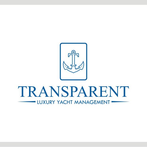 logo for TRANSPARENT Luxury Yacht Management Design by edelwild