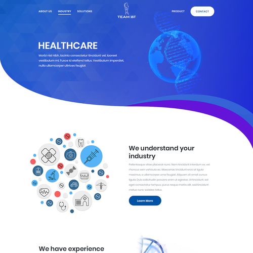 Technology Solutions Provider Website Design Framework Design by FuturisticBug