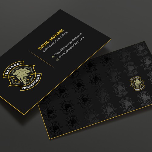 Business Card & Letterhead for Armed Security Agency Design by TanLearn