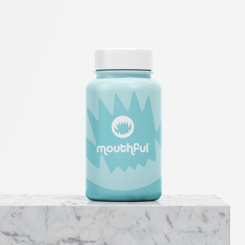 Strong, spunky yet clean logo for mouthful Design by Startline Strategies