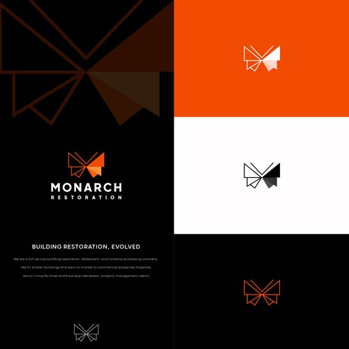 Design a modern clean logo package for a restoration company Design by Danny A