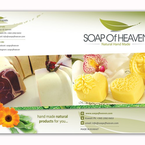 soap of heaven need your creativity to make brochure Design by bmp design