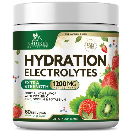Hydration Electrolytes Design Needed for Nature's Nutrition Design by Black-Pepper