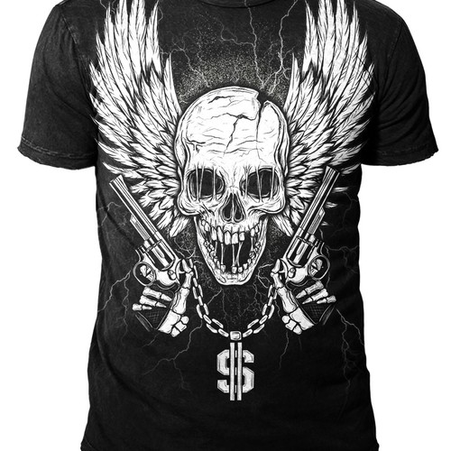 t shirt ss totenkopf