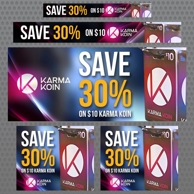 Create Karma Koin Banners Banner Ad Contest