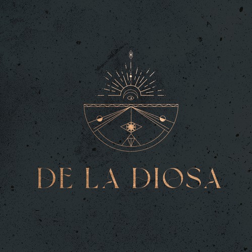 De la Diosa - Goddess Temple and Retreat Center Logo Design by Sauriêl Creative