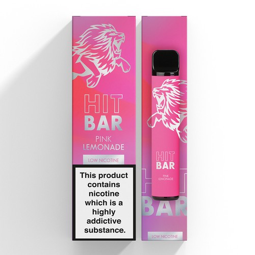 Vape Box in the style of Sugar Free Red Bull Design by ibrhmglbs