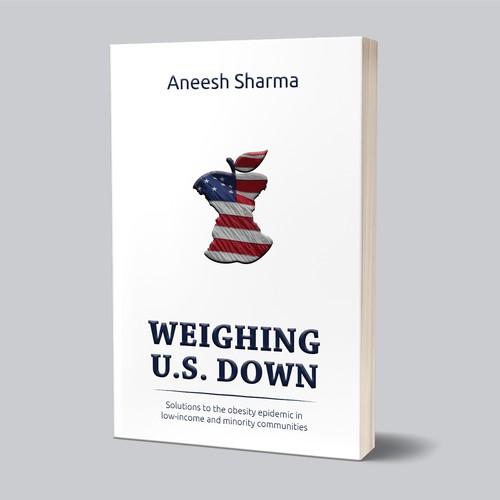 Book Cover: Non-fiction book on the obesity epidemic. Front, back, and spine - paperback & ebook. Design por nurhismah