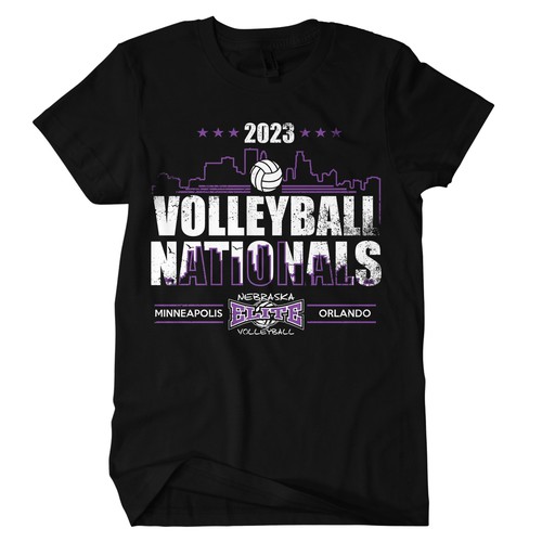 Designs 2023 Volleyball Nationals Shirt Tshirt contest
