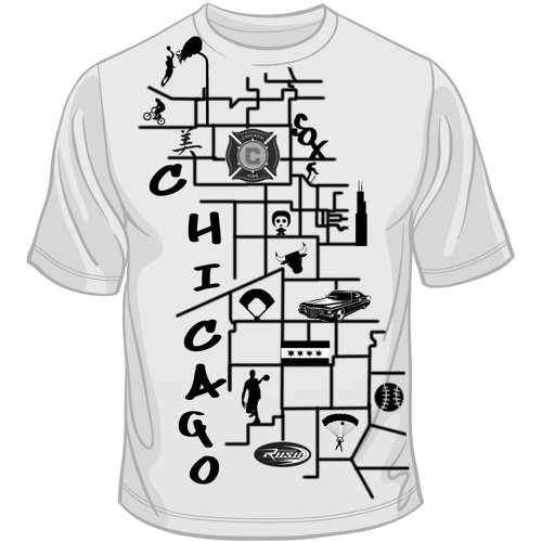Chicago T-Shirt Design Design by Edgar Kozlovskij