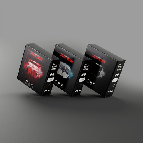 Wireless earbuds packaging box sleeve design Design por GraphicsBond