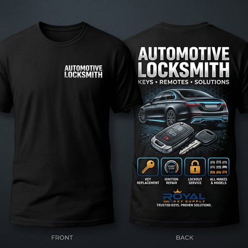 "Locksmith T shirt designs" winning T-shirt