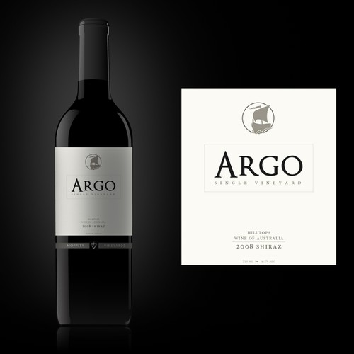 Sophisticated new wine label for premium brand Ontwerp door obscura