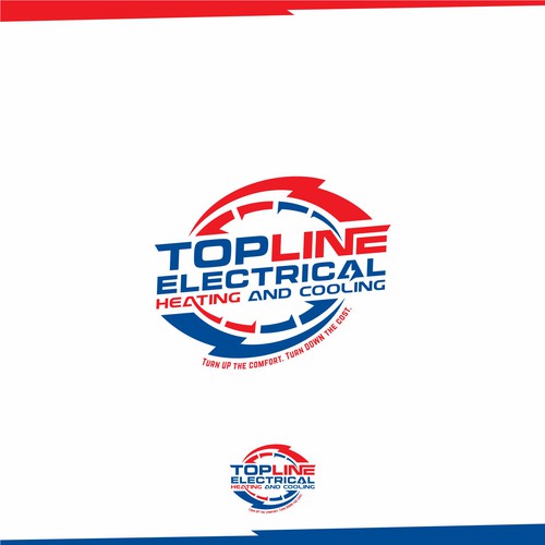 for all creative minds. create a logo for heating and cooling Company. Design by zumiko