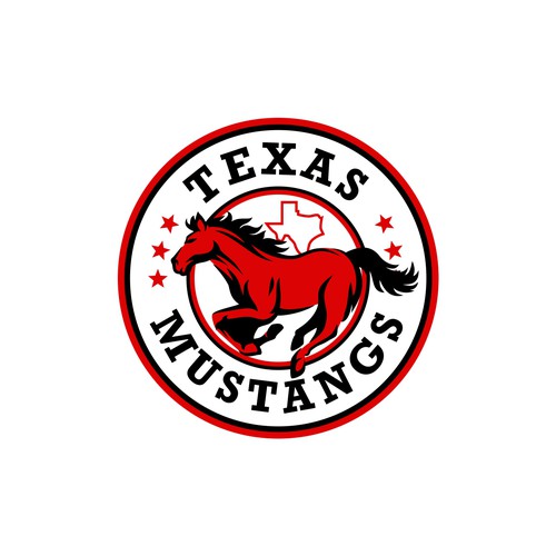 Diseño de Texas Mustangs de brint'X