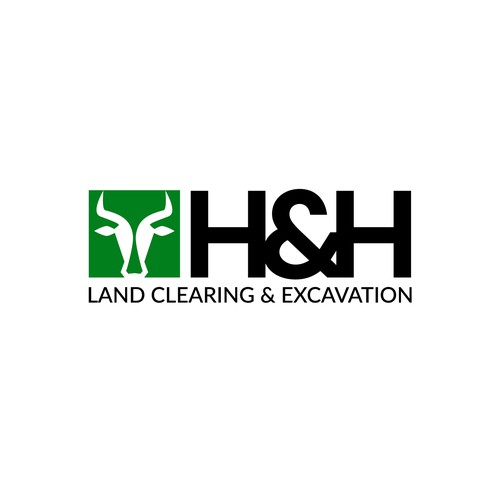 LOGO AND LETTER HEAD FOR H&H LAND CLEARING AND EXEXCAVATION Design réalisé par ChioP