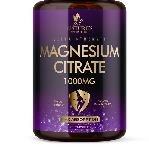 Premium Magnesium Citrate Design needed for Nature's Nutrition Design by UnderTheSea™