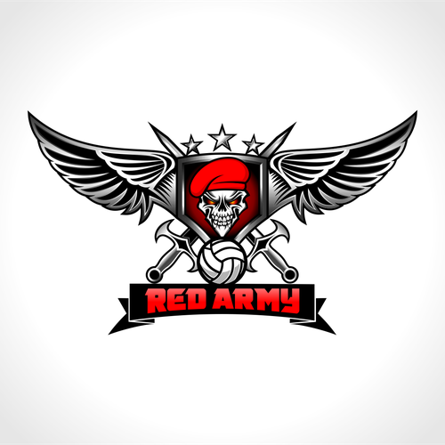 Create a cool, intense, captivating and intimidating logo for a Sports Team - RED ARMY Design by VectorCrow87