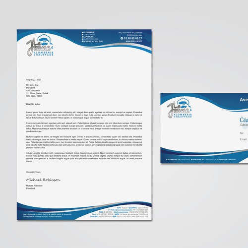 Stationery contest entry by Tcmenk