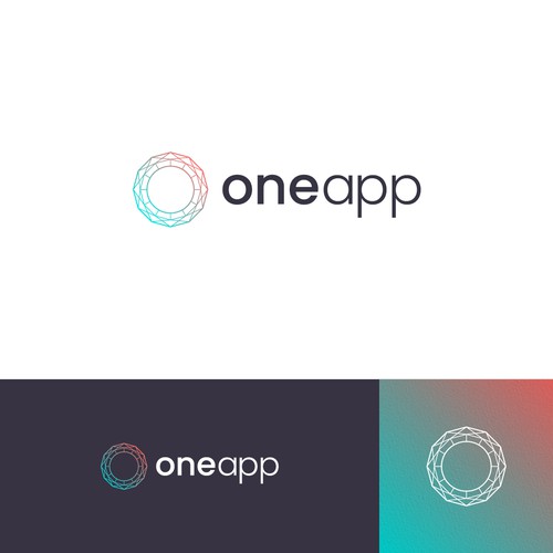 oneapp logo-ontwerp door cleverley23