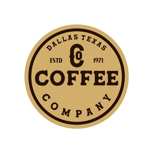 Coffee Company - Open since 1971, ORIGINAL COFFEE ROASTERS OF DALLAS Design by S U T A ™