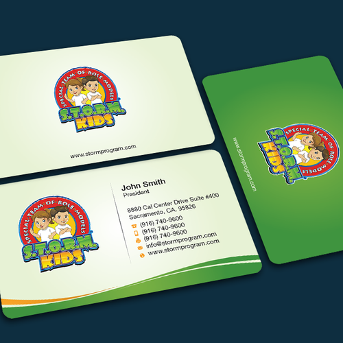 S.T.O.R.M. Program Business Card Design by FishingArtz