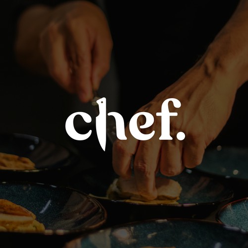 "CHEF": Food & Cooking Social Media Logo Design by k a r a